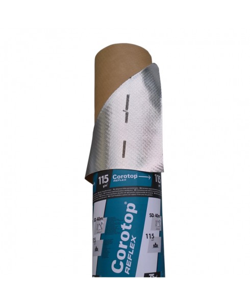 Paroizolacja Corotop Reflex - 1,5m x 50m = 75 m²