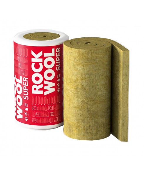 Wełna mineralna ROCKWOOL SUPER TOPROCK 10cm - Rolka 5,0m²