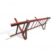 Płotek przeciwśniegowy - komplet - do pokrycia płaskiego - 120cm